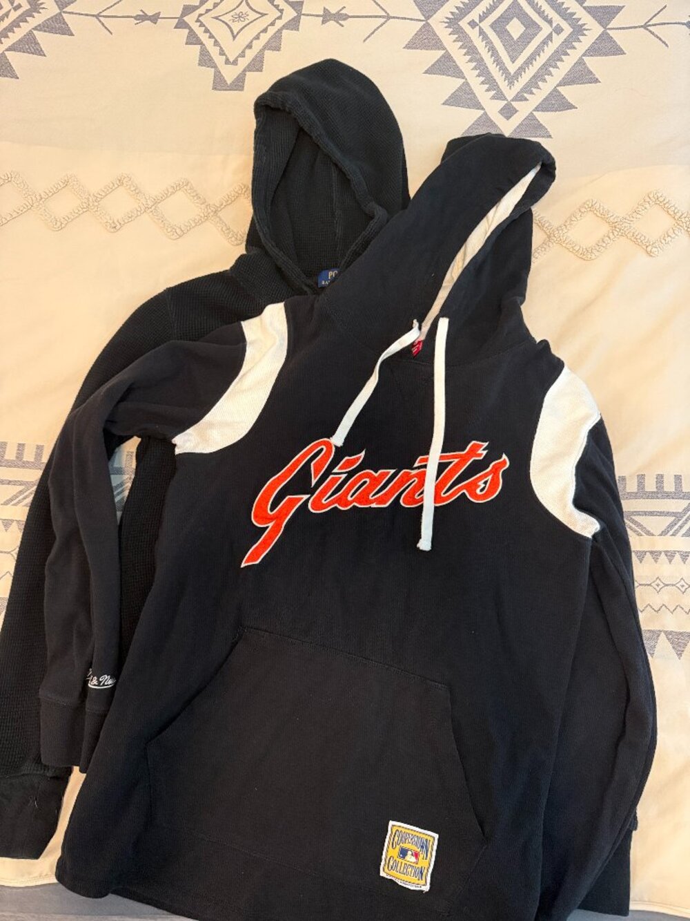 Authentic MLB Giants Hoodie Bought at Giants Stadium. Bonus Polo Hoodie
